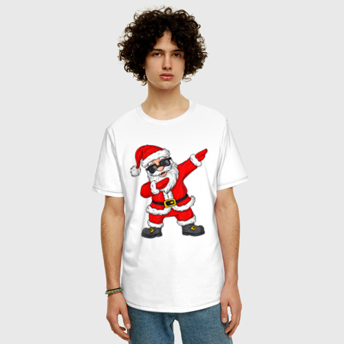 Мужская футболка хлопок Oversize Dabing Santa - фото 3