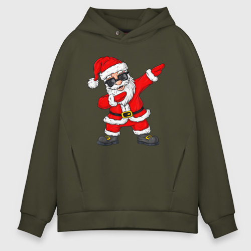 Мужское худи Oversize хлопок Dabing Santa, цвет хаки