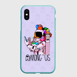 Чехол для iPhone XS Max матовый Among Us