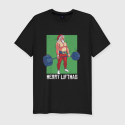 Мужская футболка хлопок Slim Merry Liftmas