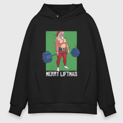 Мужское худи Oversize хлопок Merry Liftmas