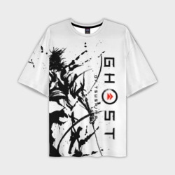 Мужская футболка oversize 3D Ghost of Tsushima