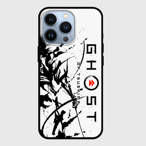 Чехол для iPhone 13 Pro Ghost of Tsushima, цвет черный