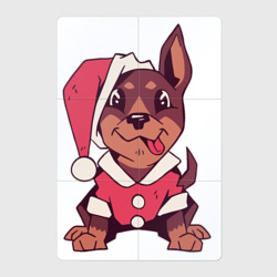Магнитный плакат 2Х3 Рождественский пёсик