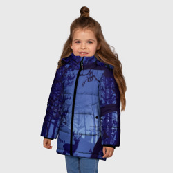 Зимняя куртка для девочек 3D Лес - фото 2