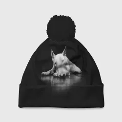 Шапка 3D c помпоном Puppy