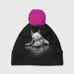 Шапка 3D c помпоном Puppy