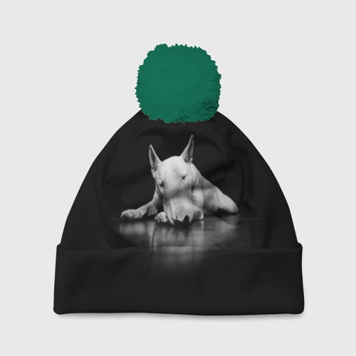 Шапка 3D c помпоном Puppy