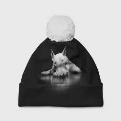 Шапка 3D c помпоном Puppy