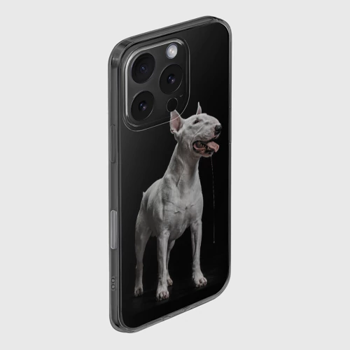 Чехол для iPhone 16 Pro силиконовый с защитой камеры Bully - фото 3