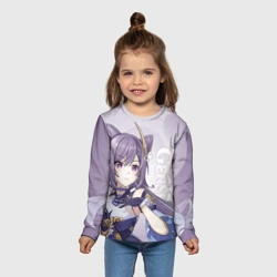 Детский лонгслив 3D Genshin Impact: Кэ Цин - фото 2