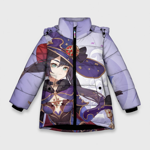 Зимняя куртка для девочек 3D Genshin Impact, Мона, цвет черный