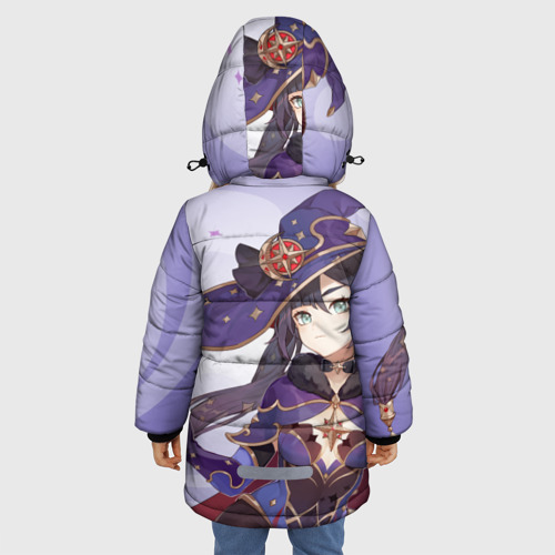 Зимняя куртка для девочек 3D Genshin Impact, Мона, цвет черный - фото 4