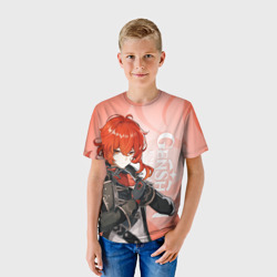 Детская футболка 3D Персонаж Genshin Impact - фото 2