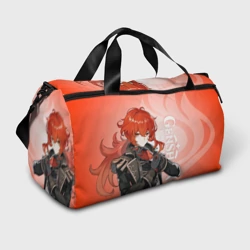 Сумка спортивная 3D Персонаж Genshin Impact