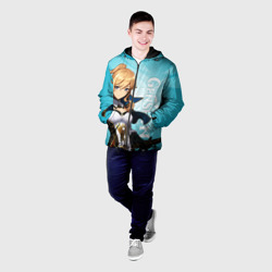 Мужская куртка 3D Genshin Impact, Джинн - фото 2