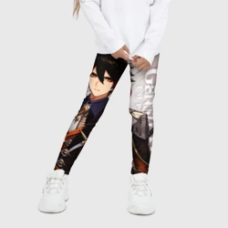 Детские леггинсы 3D Genshin Impact, Чжун Ли - фото 2