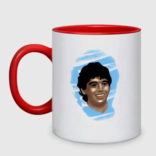 Кружка двухцветная Diego Maradona
