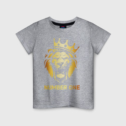 Детская футболка хлопок Золотой Лев