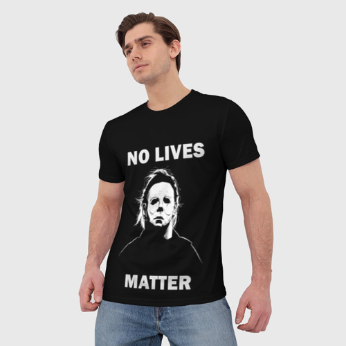 Мужская футболка 3D Michael Myers, цвет 3D печать - фото 3