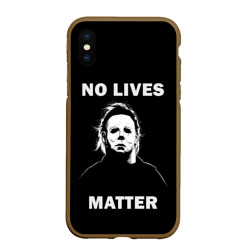 Чехол для iPhone XS Max матовый Michael Myers