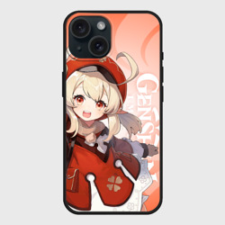 Чехол силиконовый для Apple iPhone 15 матовый Genshin Impact: Кли