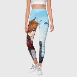 Леггинсы 3D Genshin Impact, Тарталья - фото 2