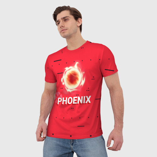 Мужская футболка 3D Phoenix, цвет 3D печать - фото 3