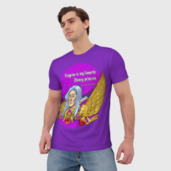 Мужская футболка 3D ...а ещё я люблю фиолетовый - фото 2