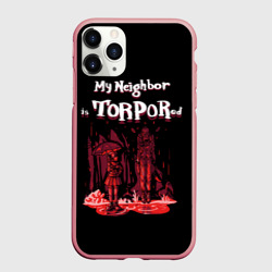 Чехол для iPhone 11 Pro Max матовый Мой сосед в торпоре