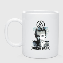 Кружка керамическая Linkin Park - Честер и лого