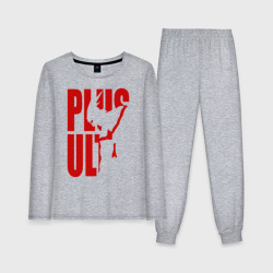 Женская пижама с лонгсливом хлопок Plus ultra