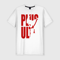 Plus ultra – Мужская футболка хлопок Slim с принтом купить