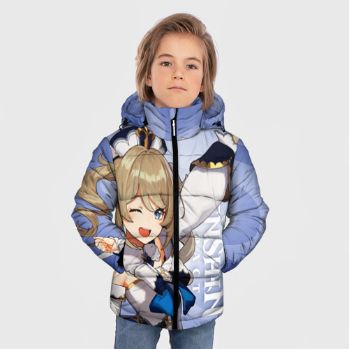 Зимняя куртка для мальчиков 3D Genshin Impact, Барбара,, цвет светло-серый - фото 3