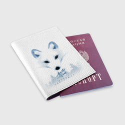 Обложка для паспорта матовая кожа Полярная Лиса - фото 2