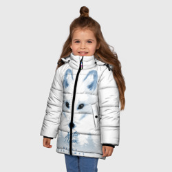 Зимняя куртка для девочек 3D Полярная Лиса - фото 2