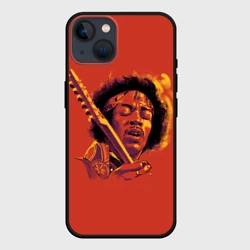 Чехол для iPhone 14 Джимми Хендрикс