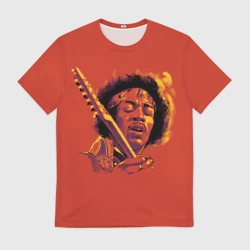 Мужская футболка 3D Джимми Хендрикс