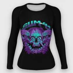 Женский рашгард 3D Sum 41 skull