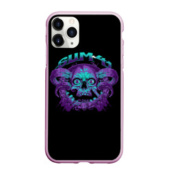 Чехол для iPhone 11 Pro Max матовый Sum 41 skull