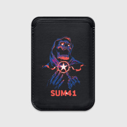 Картхолдер Magsafe магнитный Sum 41 череп