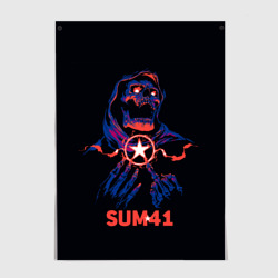 Постер Sum 41 череп