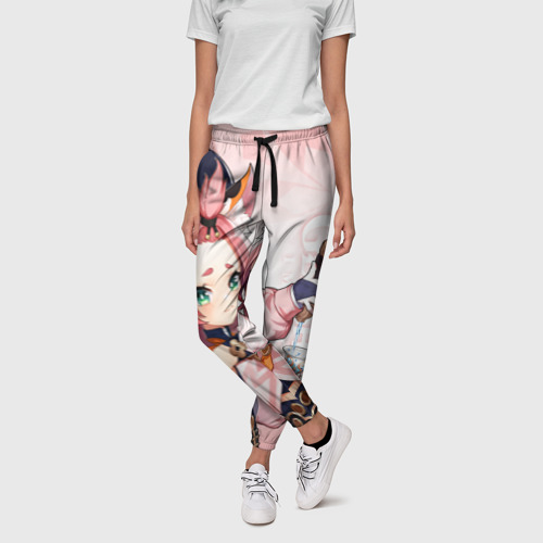 Женские брюки 3D Genshin Impact, Диона, цвет 3D печать - фото 3