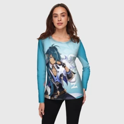 Женский лонгслив 3D Genshin Impact Кэйа - фото 2