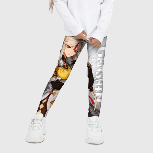 Детские леггинсы 3D Genshin Impact, Нин Гуан - фото 3