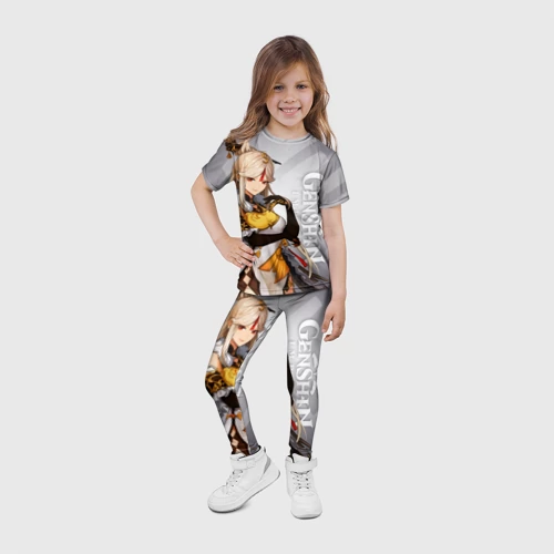 Детские леггинсы 3D Genshin Impact, Нин Гуан - фото 6