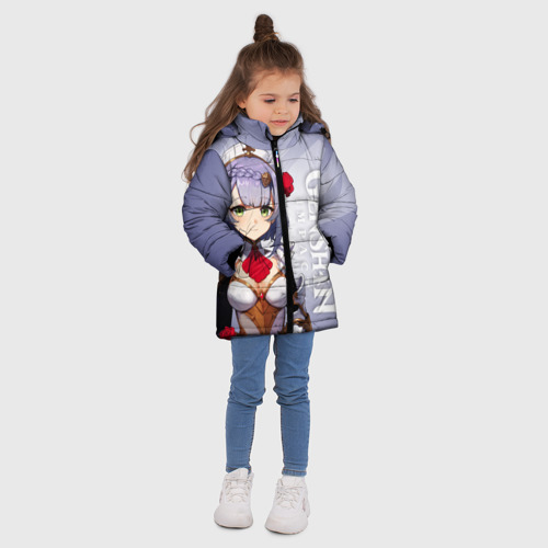 Зимняя куртка для девочек 3D Genshin Impact, Ноэлль, цвет черный - фото 5