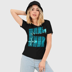 Женская футболка 3D Slim Cowboy Bebop profile - фото 2