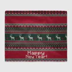 Плед 3D Свитер Happy New Year