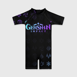 Детский купальный костюм 3D Genshin Impact